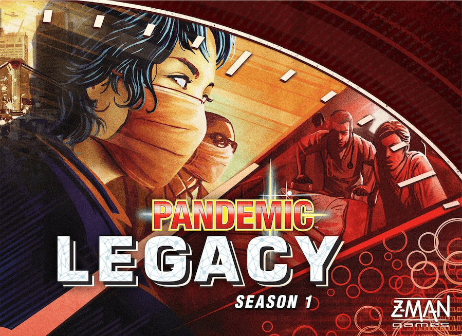 Pandemic Legacy: Season 1 box art - the #3 rated game on BoardGameGeek