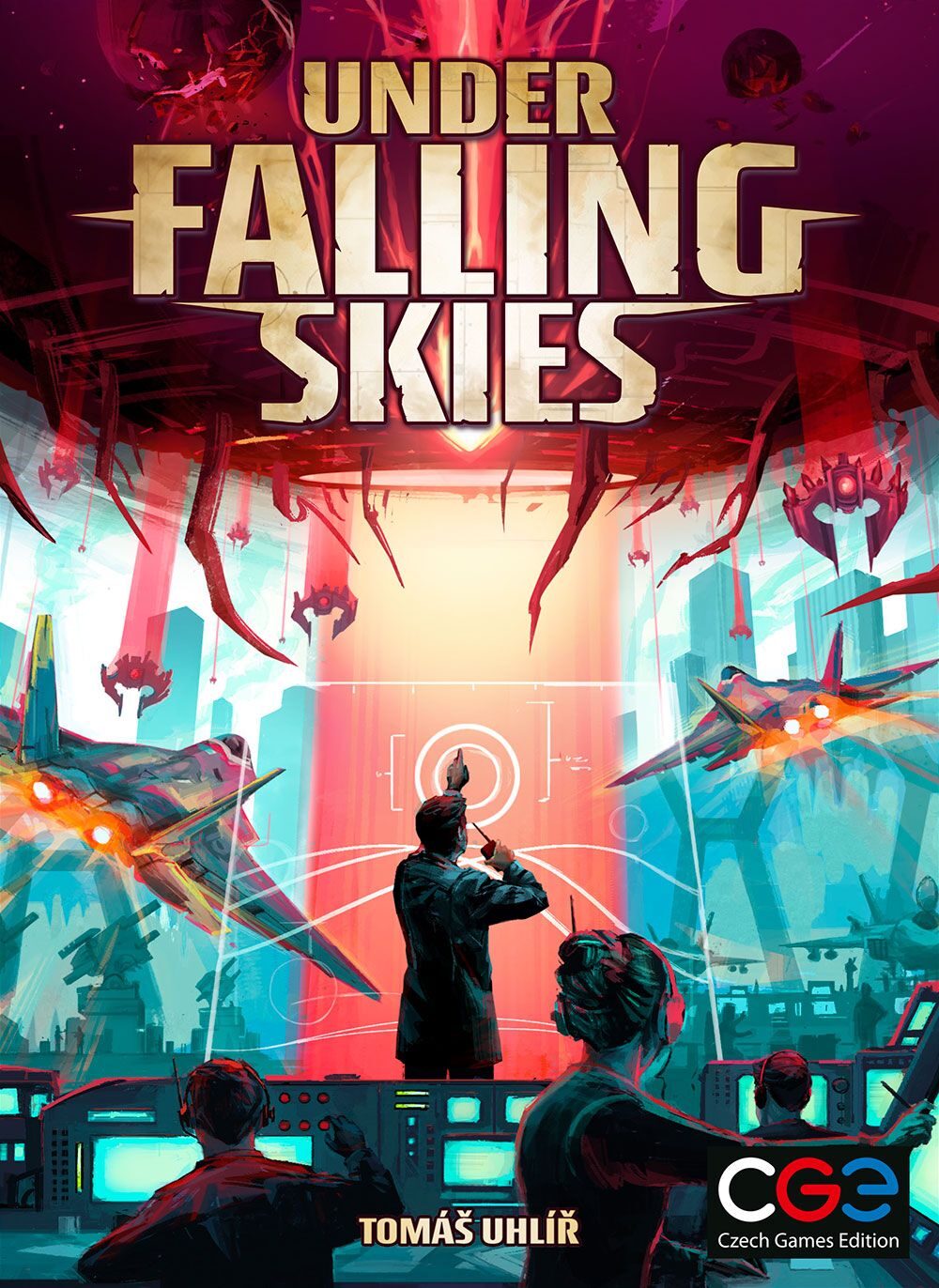 Under Falling Skies solo board game