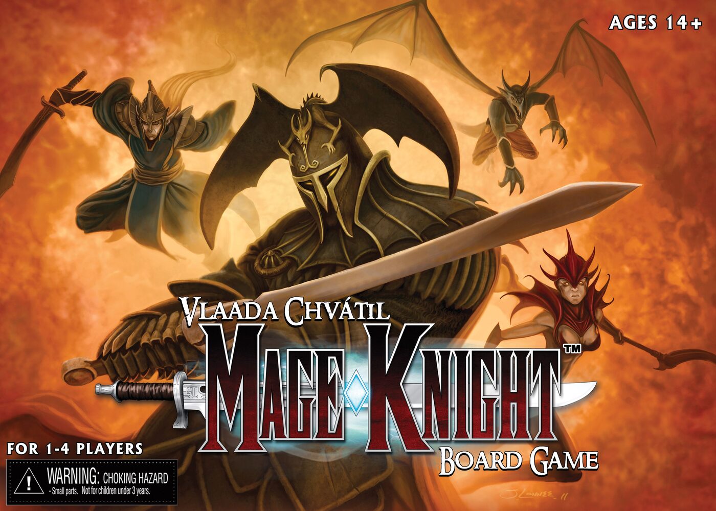 Mage Knight Board Game box art - the pinnacle of deck-building complexity