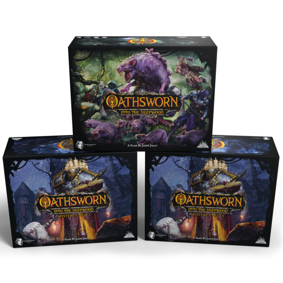 Oathsworn: Into the Deepwood board game box