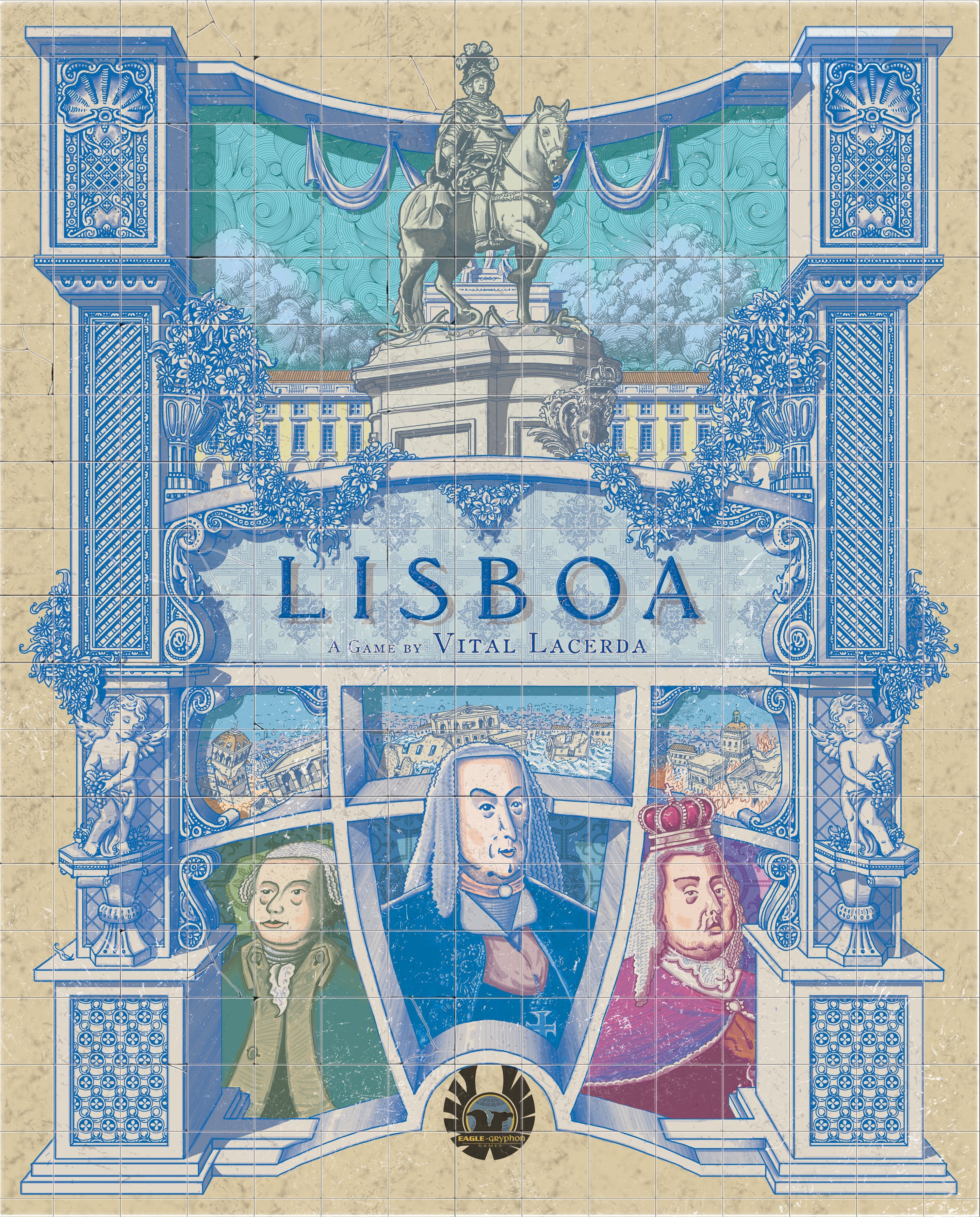 Lisboa box art - Vital Lacerda, Eagle-Gryphon Games