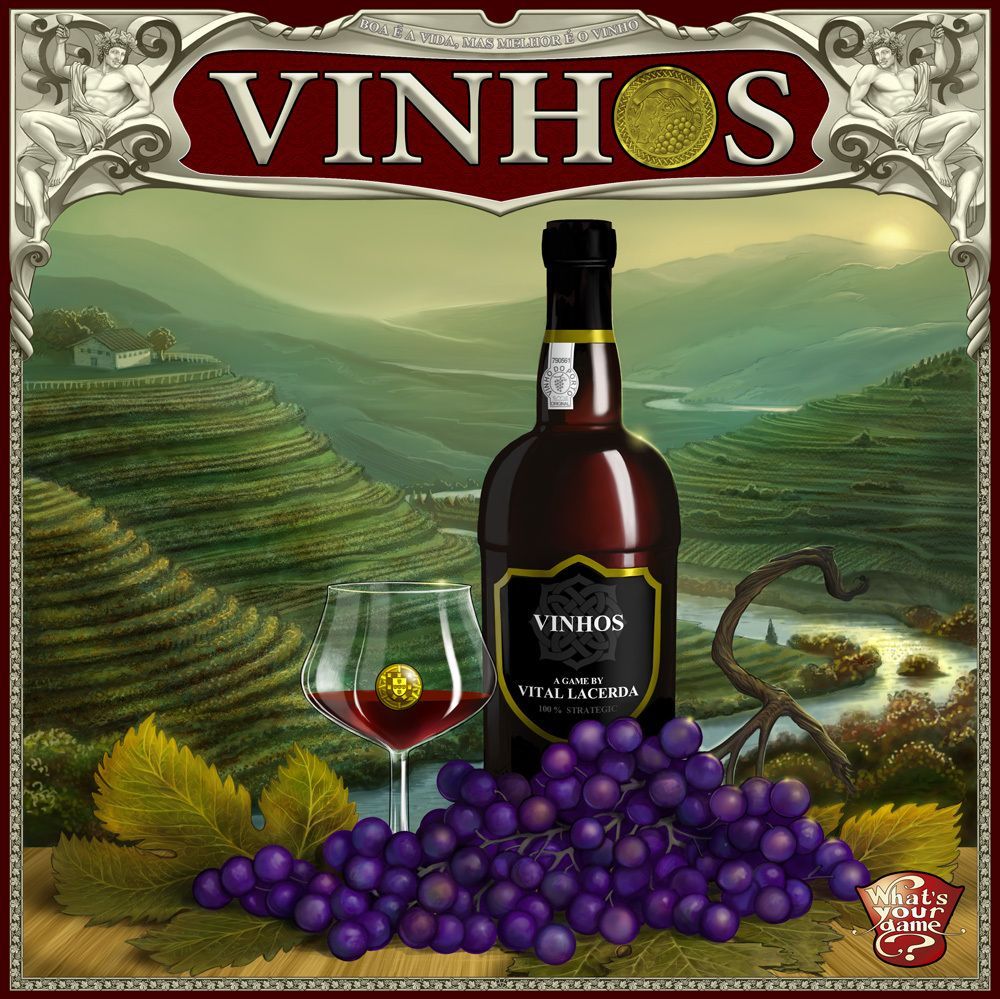 Box art via BoardGameGeek. Published by Eagle-Gryphon Games. Vinhos Deluxe Edition box art