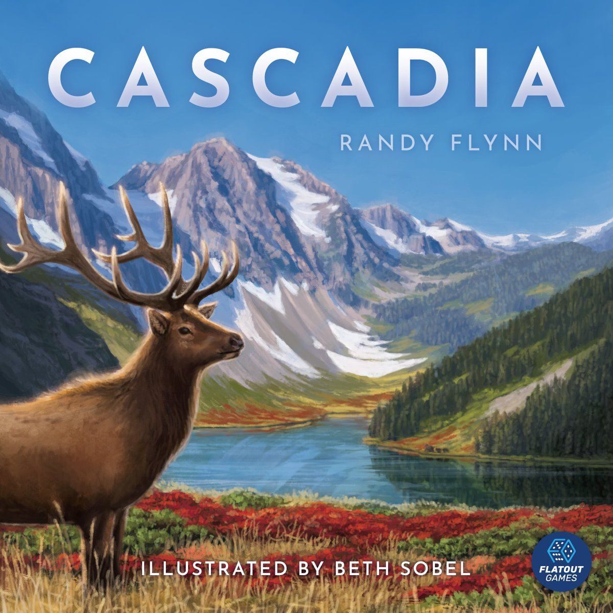 Cascadia board game box art