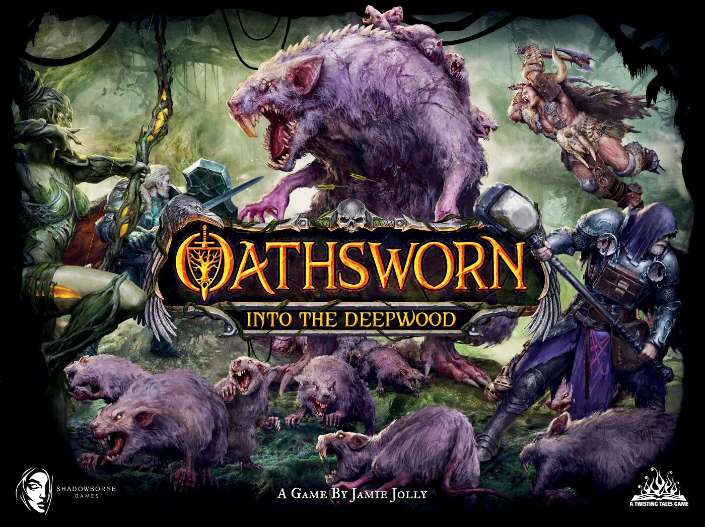 Oathsworn Into the Deepwood board game box