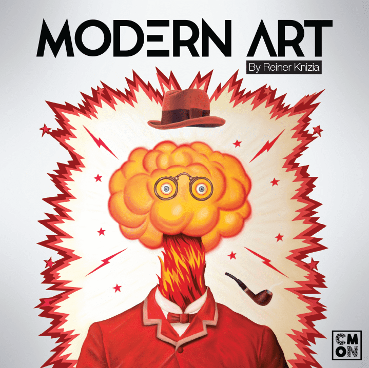 Modern Art box art — Reiner Knizia, CMON