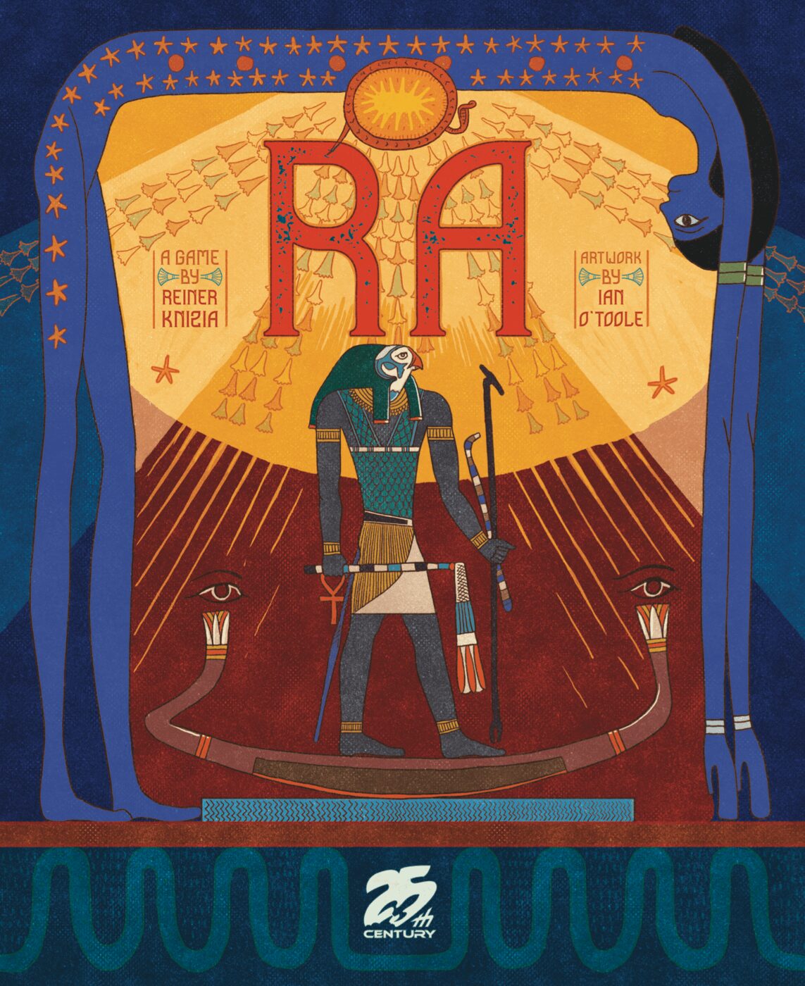 Ra board game by Reiner Knizia - the gold standard of auction games