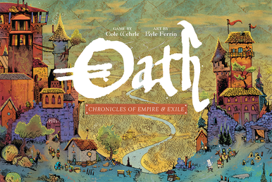 Oath: Chronicles of Empire and Exile, box art by Kyle Ferrin