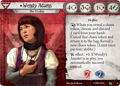 Arkham Horror LCG investigator cards showing stats and abilities