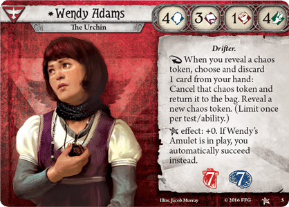 Arkham Horror LCG investigator cards showing stats and abilities