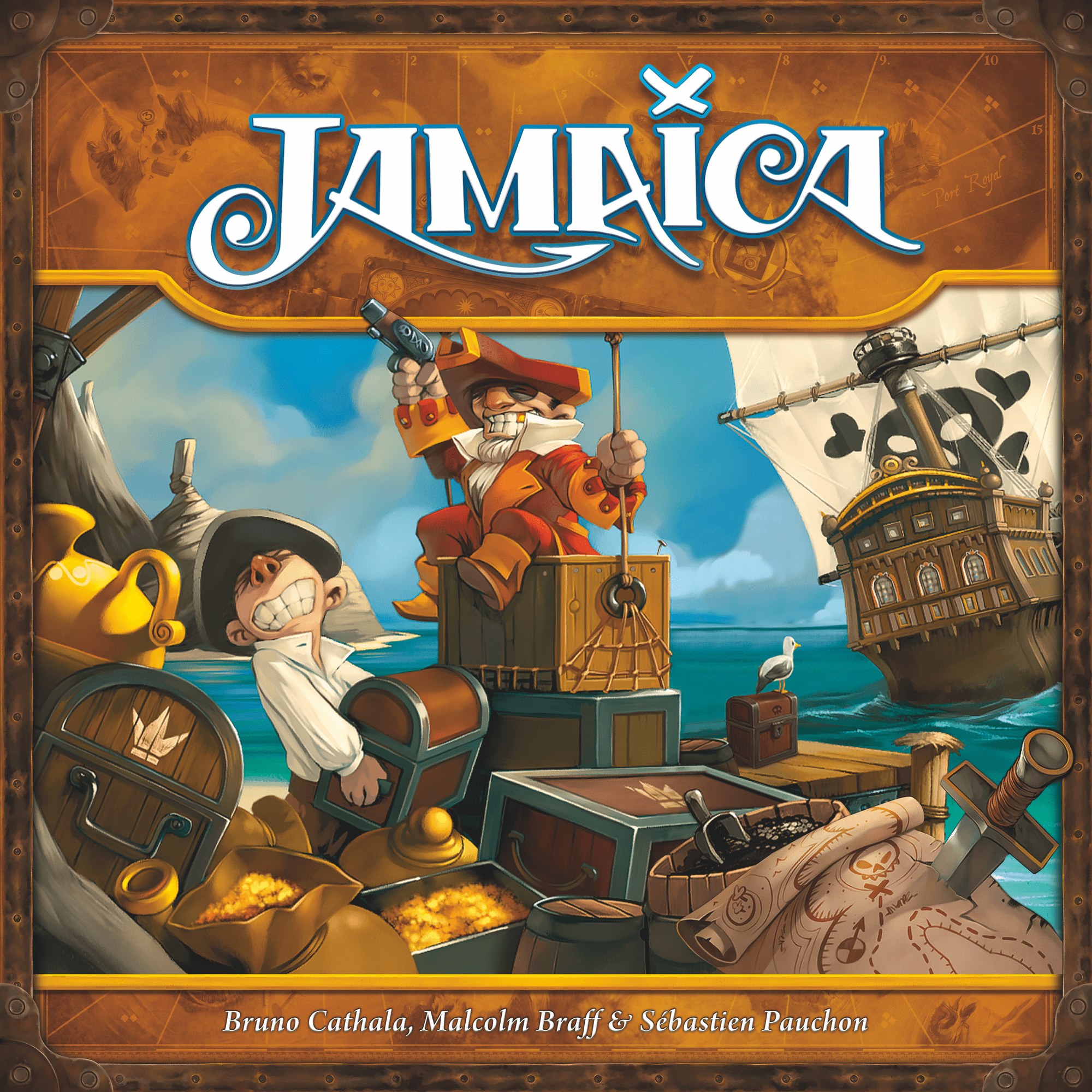 Jamaica board game box art