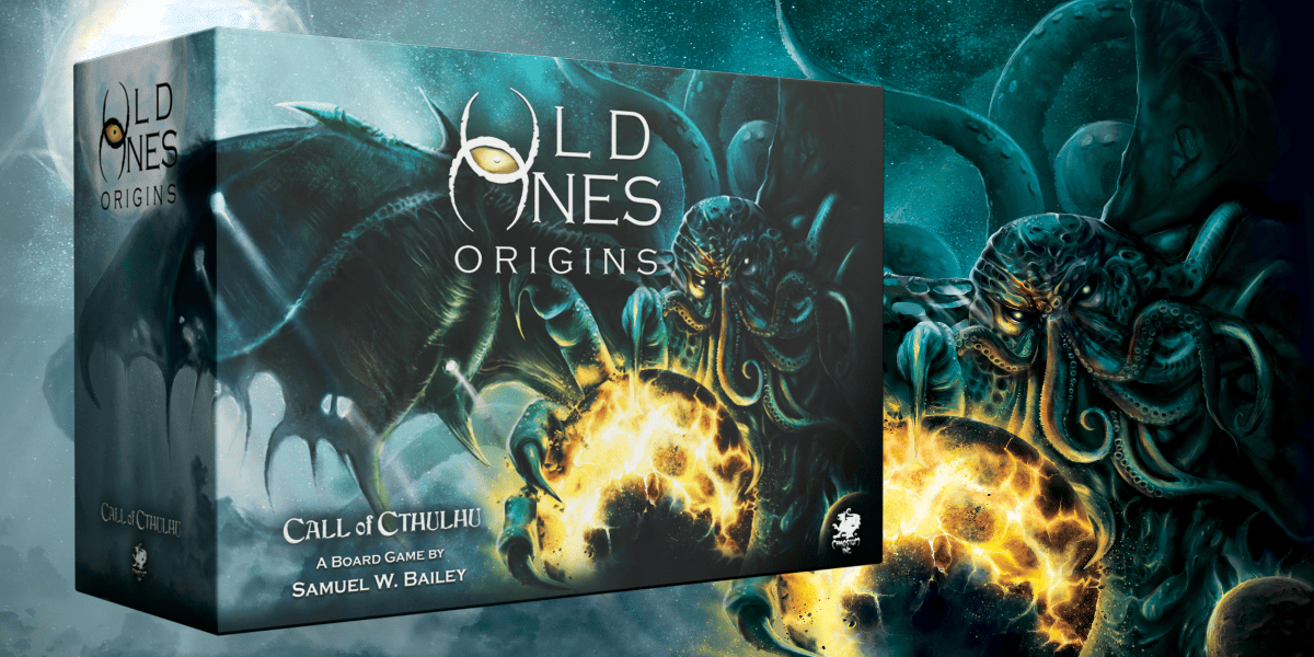 Call of Cthulhu: Old Ones Origins - Chaosium board game announcement art