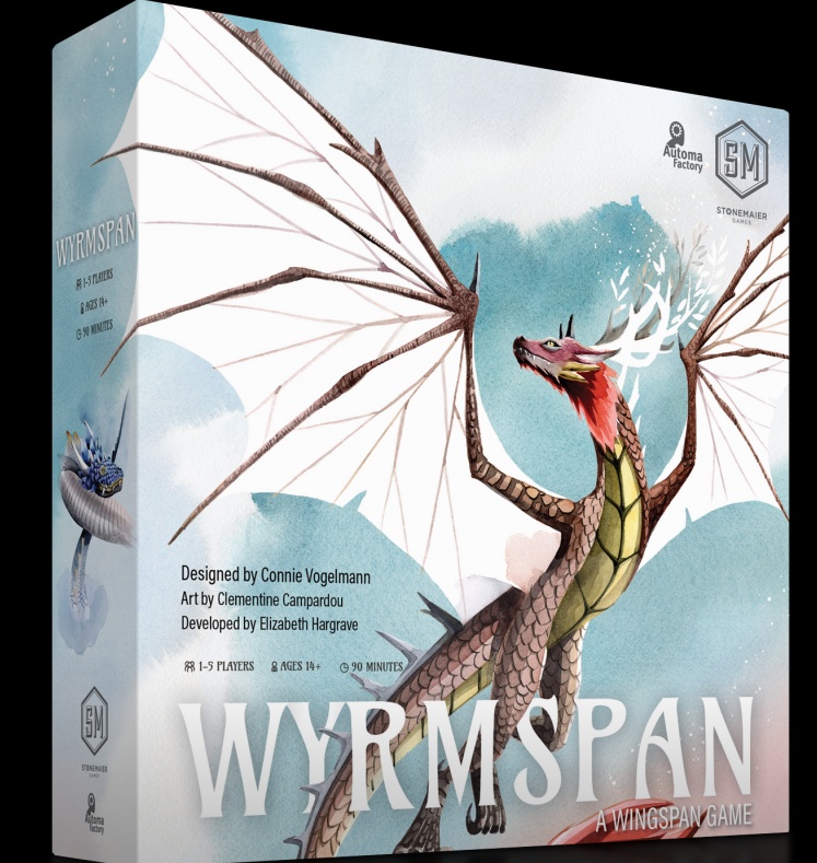 Wyrmspan cards and dragon art